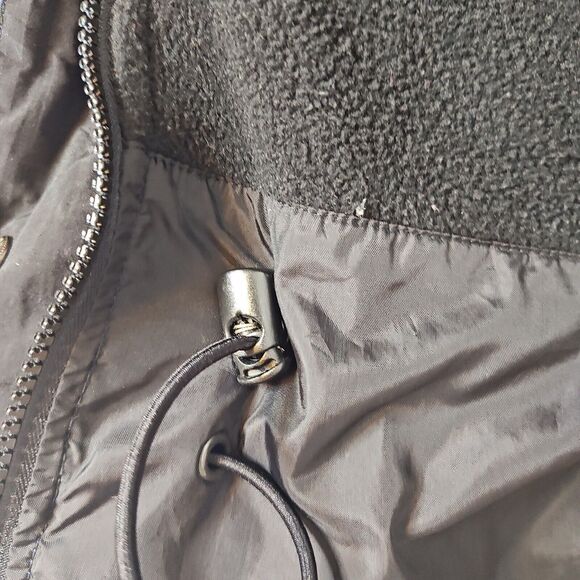 Eddie Bauer Rain Wind Polartec Coat Blue Women's Size Med Zip Snap Hood - Picture 7 of 11